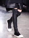Black Over the Knee Boots Sexy Thigh High Boots