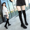 Women Over The Knee Boots Suede Sexy High Heels Lace Up Long Boots Thigh High Boots Party