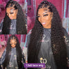Wigirl - 13x6 HD Transparent Human Hair Wigs 32 40 Inch Loose Deep Wave Lace Frontal Wig