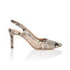 Dance Natural Printed Wild Snake/Clear Mesh by Joan Oloff Shoes