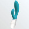 LELO Ina Wave Waterproof Rabbit Vibrator - Ocean Blue by Condomania.com