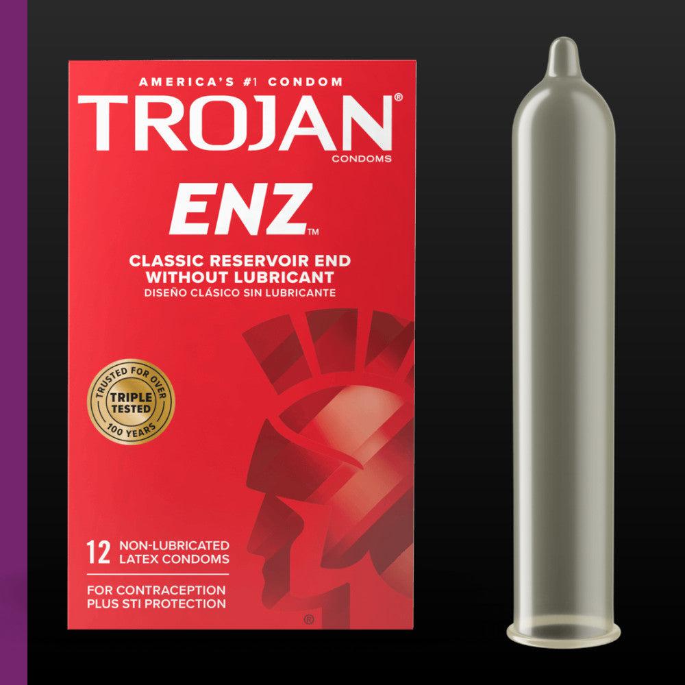 Trojan ENZ Condoms Without Lube by Condomania Nellie's Way Beauty, Inc. Trojan ENZ Condoms Without Lube by Condomania Nellie's Way Beauty, Inc.