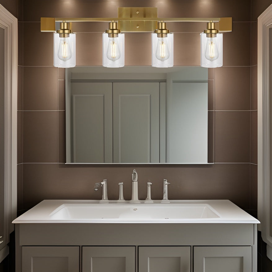 Brushed Gold Vanity Lights Wall Sconce by Blak Hom