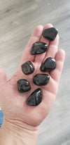 Black Onyx Tumbled Stones by Whyte Quartz