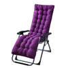 66.92x22.04in Thickened Chaise Lounger Cushion Recliner Rocking Chair Sofa Mat Deck Chair Cushion - Purple by VYSN