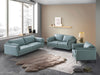 ACME Mesut Loveseat, Light Blue Top Grain Leather by Blak Hom