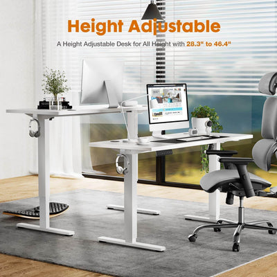 Electric Height Adjustable Standing Desk by Blak Hom