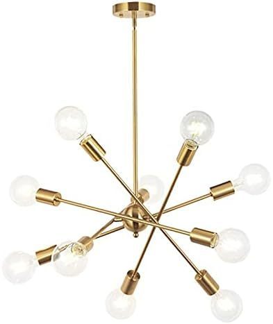 Modern Sputnik Chandelier Lighting with Adjustable Arms by Blak Hom