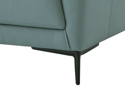 ACME Mesut Chair in Light Blue Top Grain Leather by Blak Hom