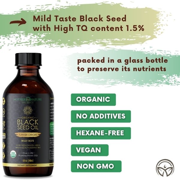 Black Seed Oil Turkish - Mother Nature Organics