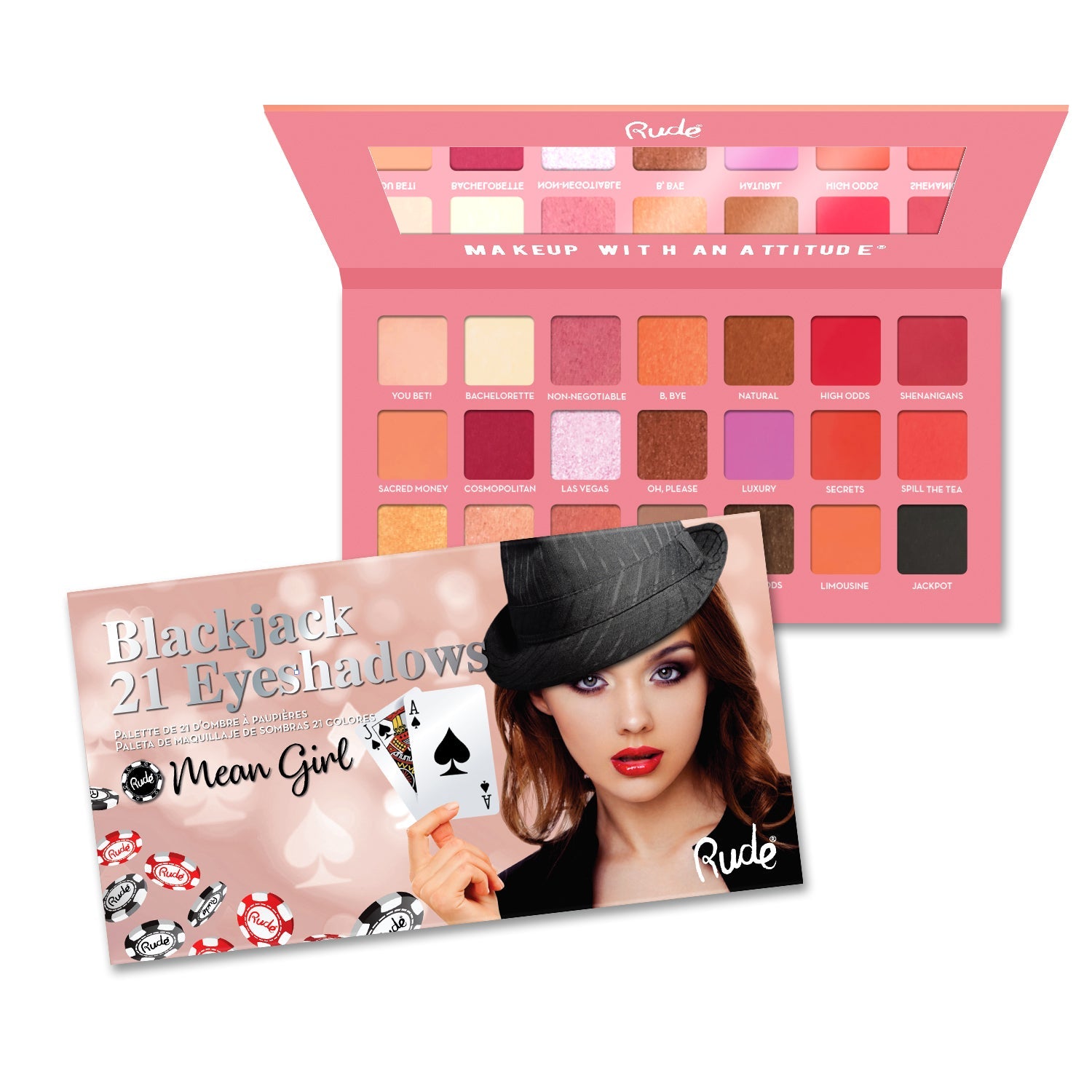 RUDE Blackjack 21 Eyeshadows by Avera Group