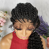 Lace Front Synthetic Braided Ponytail Wig