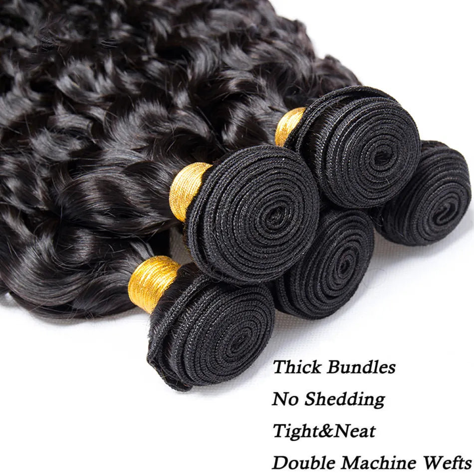 Water Wave Bundles 12A Brazilian Human Hair