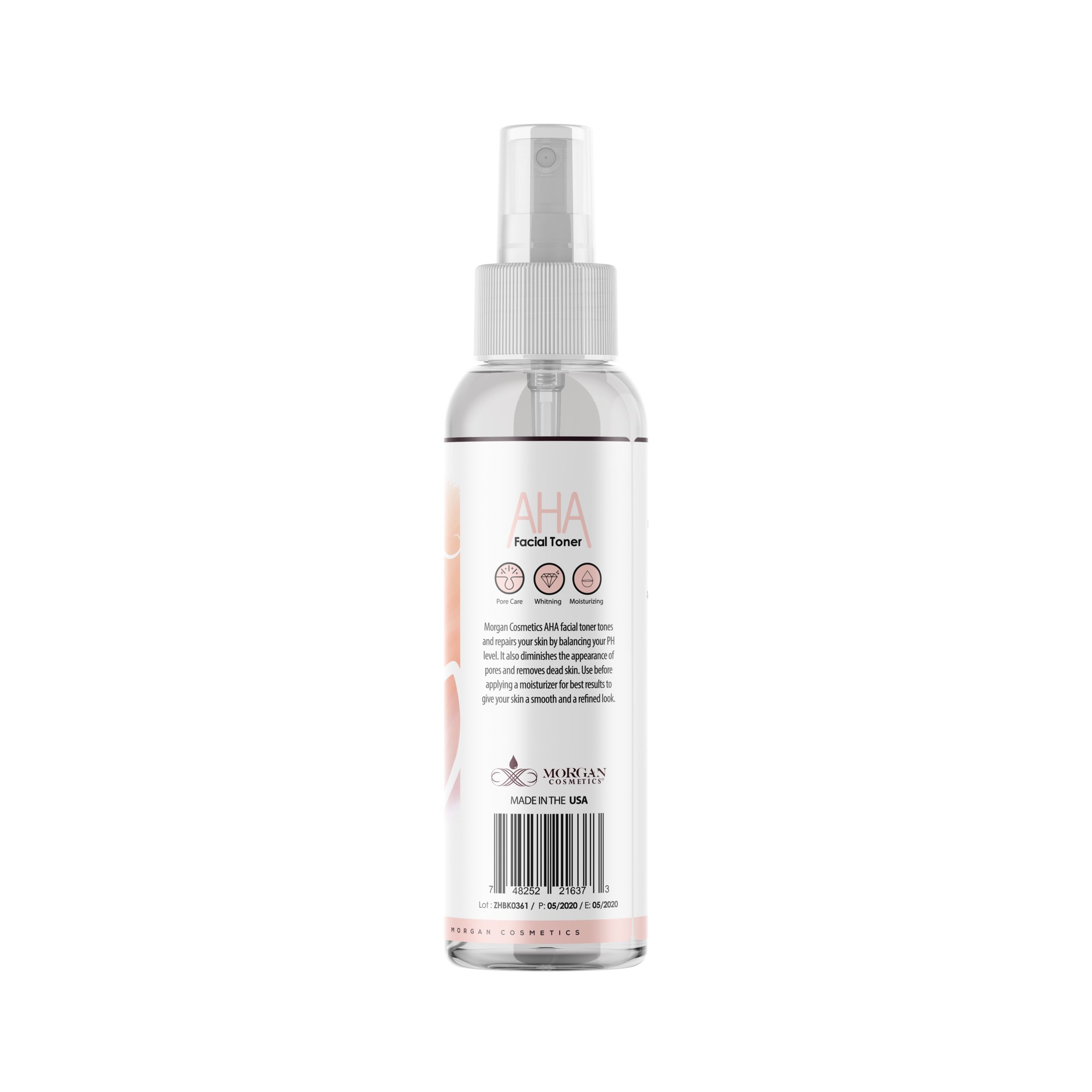 AHA Facial Hydrating Toner (4 Oz) by Morgan Cosmetics