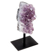 Natural Stones Display on Metal Base by Whyte Quartz