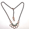 As Seen on Ashley Liao Copper Turquoise Wire Wrapped Necklace by Alexa Martha Designs