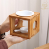 Creative Bamboo Essential Oil Burner by incenseocean