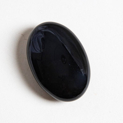 Black Obsidian Palm Stone by Tiny Rituals