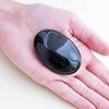 Black Obsidian Palm Stone by Tiny Rituals