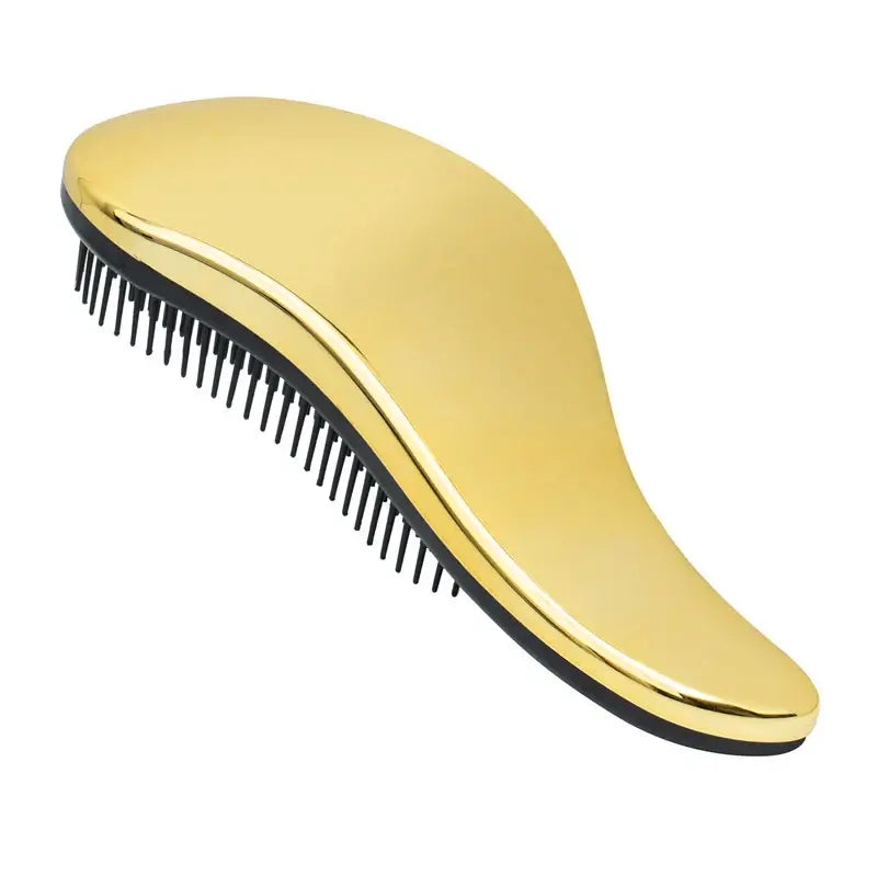 Shine Detangling Hair Brush - Gold | Calicapelli