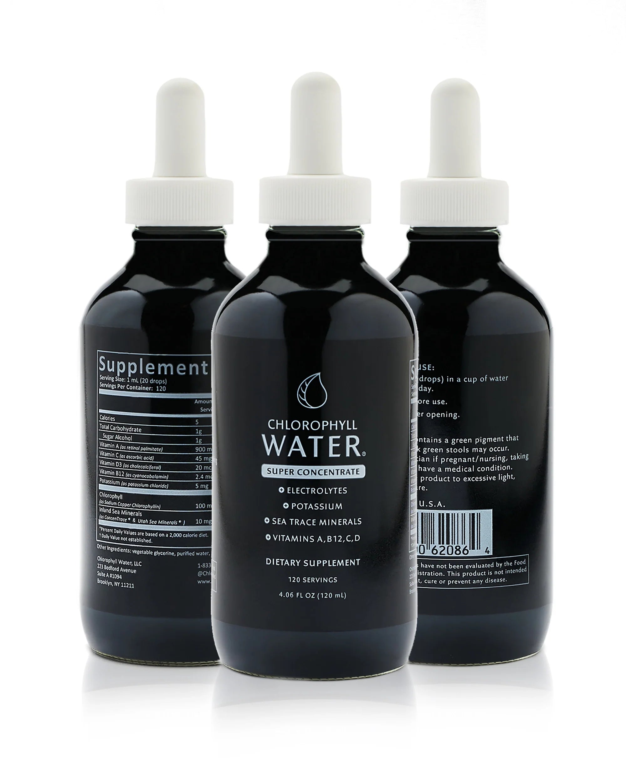 Chlorophyll Water Drops™ | Liquid Chlorophyll Water Drops | Chlorophyll Liquid by Chlorophyll Water - Nellie's Way Beauty, Inc.