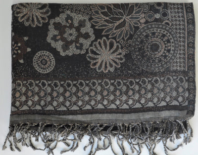 Handwoven Paisley Jamavar Designer Woolen Shawl by OMSutra