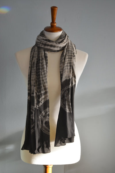 Naturally dyed cotton scarf by OMSutra