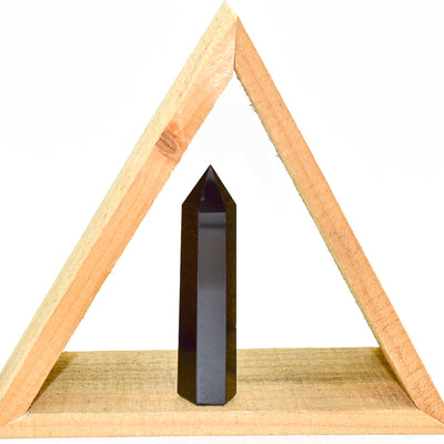 Black Onyx Crystal Point by Whyte Quartz