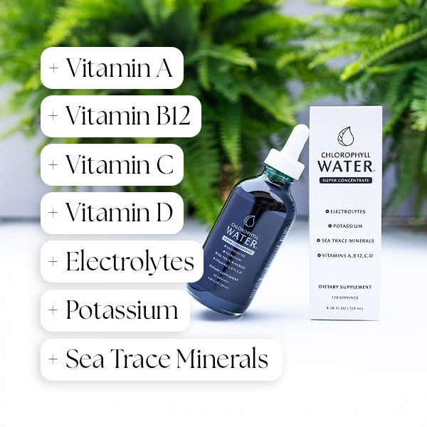 Chlorophyll Water Drops™ | Liquid Chlorophyll Water Drops | Chlorophyll Liquid by Chlorophyll Water - Nellie's Way Beauty, Inc.