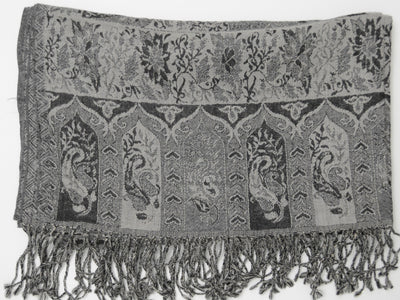 Handwoven Paisley Jamavar Designer Woolen Shawl by OMSutra