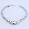 Silver Color Charming Fashion Romantic Bridal Fashion Necklace Earrings Bracelet Ring Crystal Vintage