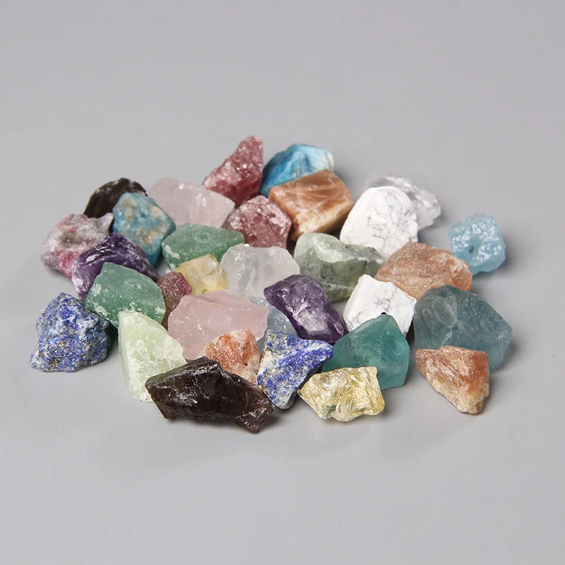 10PCS/Lot 10x13mm Natural Irregular Freeform Raw Stone Nugget Rough Lapis lazuli Amethysts Quartz Minerals Crystal Beads Pendant