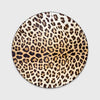 Round Leopard Print Area Rug