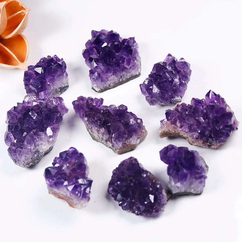 Natural Raw Purple Amethyst Quartz Crystal