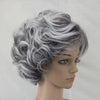 HAIRJOY 2 Tone Ombre Synthetic Short Layered Curly Hair Puffy Bangs Heat Resistant Fiber