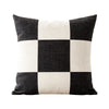 Nordic Geometry Black White Throw Pillow Cover