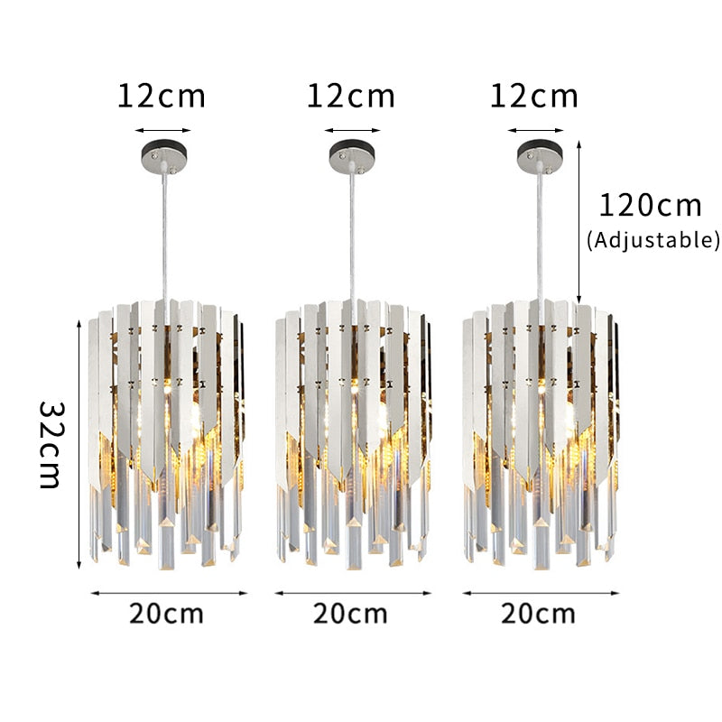 Crystal Modern Led Ceiling Lighting