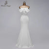 Mermaid Strapless Bow Gown Dress Wedding Prom