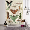 Nordic Psychedelic Butterfly Tapestry Wall Hanging