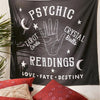 Psychic Tarot Wall Tapestry Hippie Aesthetic
