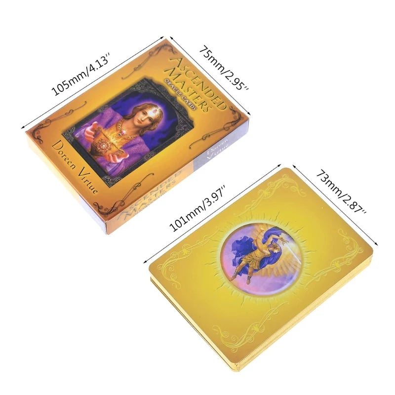 New Ascended Masters Oracle Cards English Version 44-Card Deck