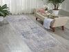 Vintage Distressed Medallion Athens Area Rug by Bareens Designer Rugs