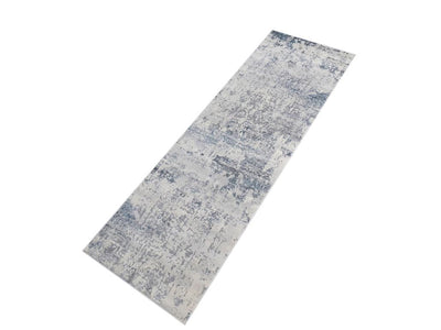 Oxford Abstract Grey Blue Rug by Bareens Designer Rugs