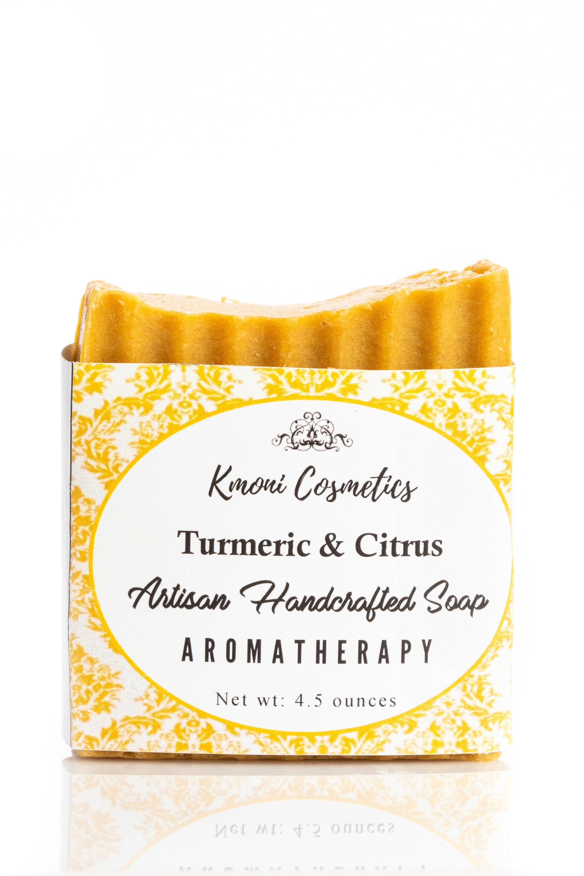 Turmeric & Citrus Artisan Soap - Kmoni Cosmetics