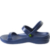 Women's 3-Strap Sandals - Navy by DAWGS USA