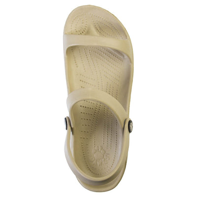 Women's 3-Strap Sandals - Tan by DAWGS USA