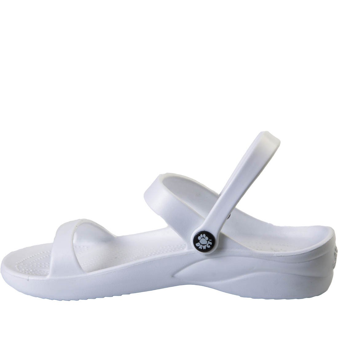 Women's 3-Strap Sandals - White by DAWGS USA