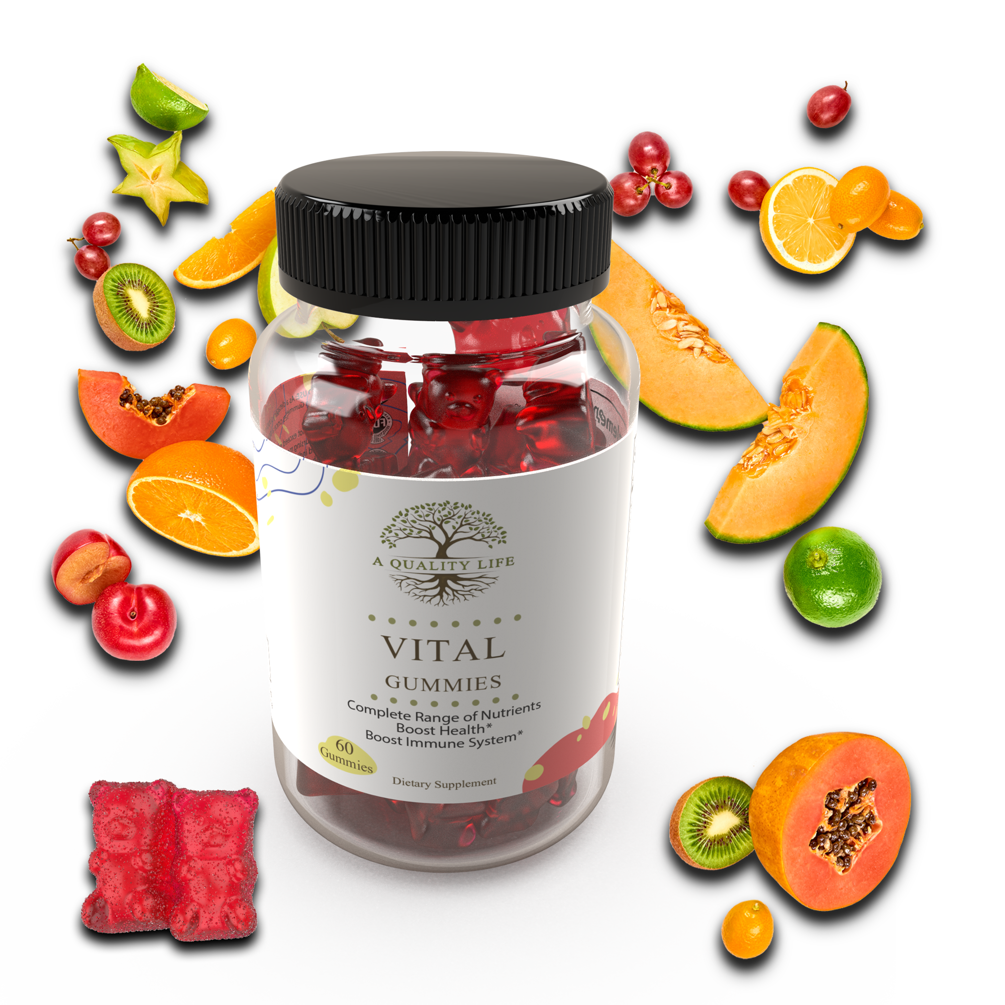 Vital Gummies by A Quality Life Nutrition