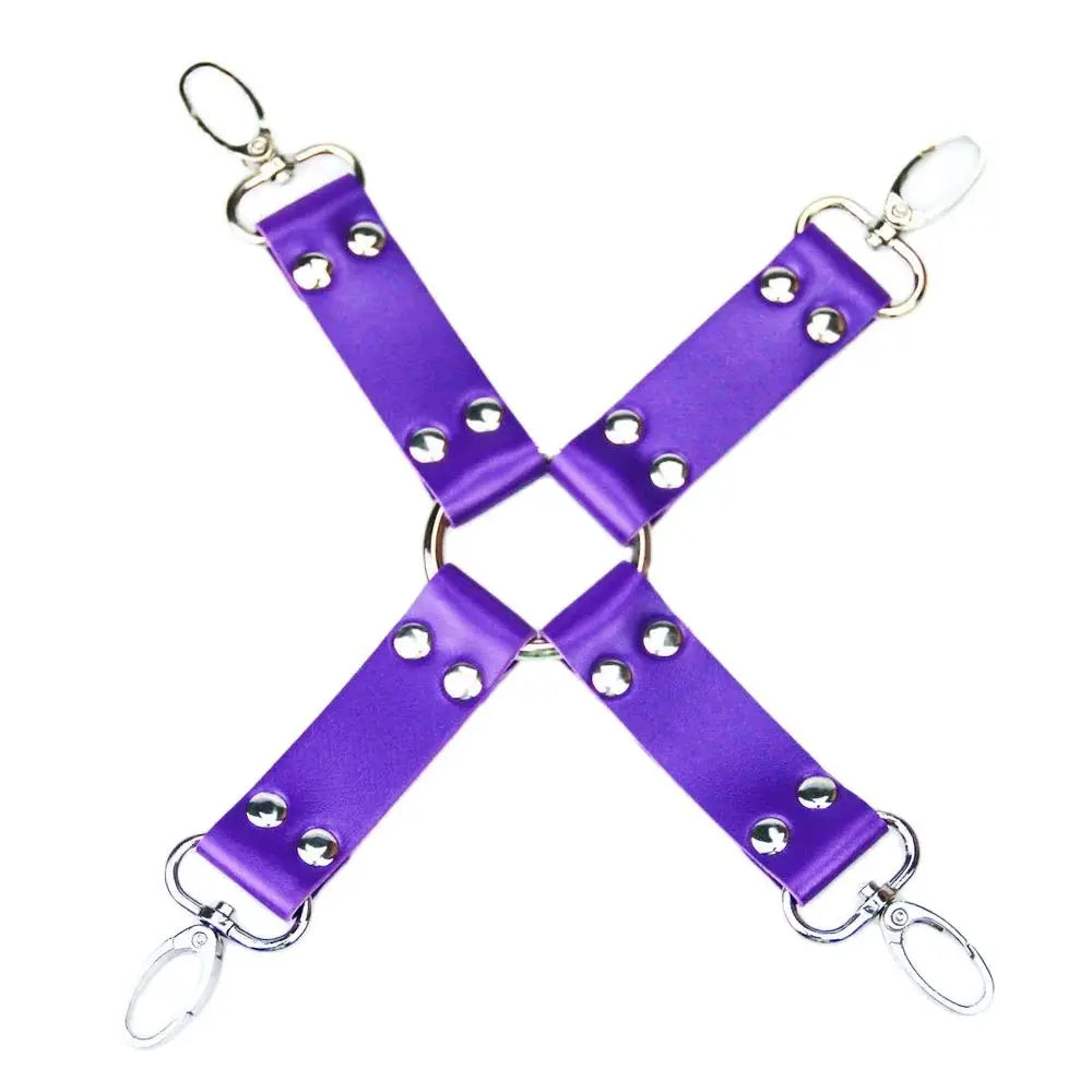 BDSM Sex toys Cross Buckle Tied Shackles Bondage Gear Handcuffs Leg irons FOOTcuffs for Couples Cosplay adult sex games