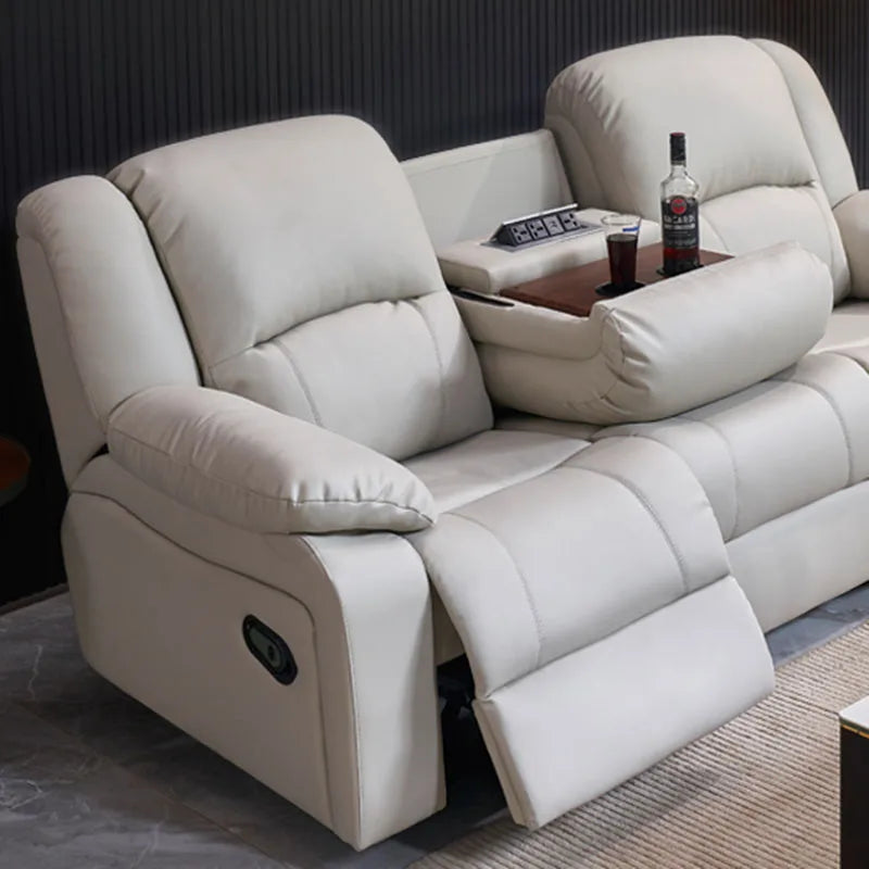 Pillow-Top Power Recliner Sofa